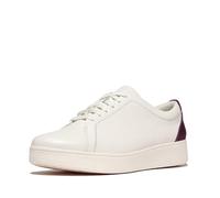 Fitflop Rally Crystal-Backtab Sneakers – Lightweight Comfort, Women's Urban White/Mauve Wine UK4-8