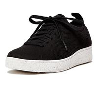 Fitflop Women's Rally e01 Multi-Knit Trainers Sneaker, Black, 3 UK