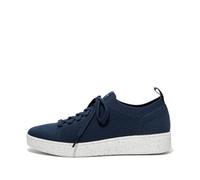 Fitflop Women's Rally e01 Multi-Knit Trainers Sneaker, Midnight Navy, 3 UK