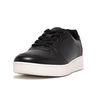 FitFlop Womens Rally Leather Panel Trainers Black 4