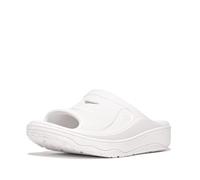 FitFlop Womens Relieff Recovery Slides, Urban White, 7