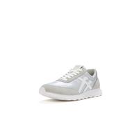 FitFlop Women's Retro-Q FF Sneaker in Silver | Size: 6 FitFlop Silver 6
