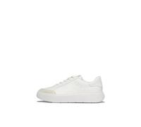 FitFlop Women's RTG Leather/Suede Sneaker, Urban White, 5 UK