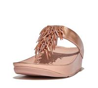 Fitflop Women's Rumba Beaded Toe-Post Sandals, Rose Gold, 6 UK