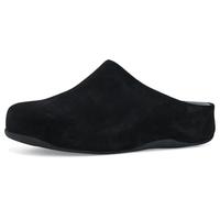 Women's suede clogs FitFlop Shuv Black 38
