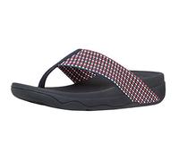 FitFlop Women's Surfa Flip-Flop, Midnight Navy Mix, 8 M US