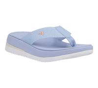 Fitflop Womens Surff Two-tone Toe Post Ladies Summer - Blue Textile - Size UK 4