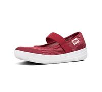 FitFlop Womens Uberknit Mary Jane Shoes Royal Red Mix 3