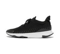 Fitflop Women's Vitamin FFX Knit Sports Sneakers, Black/Pewter, 3 UK