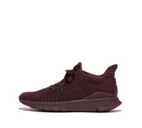 Fitflop Women's Vitamin FFX Knit Sports Sneakers, Raisin Purple, 8 UK