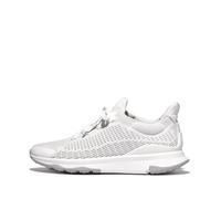 Fitflop Women's Vitamin FFX Knit Sports Sneakers, White, 3.5 UK