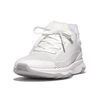 Fitflop Women's Vitamin FFX Knit Sports Sneakers, White, 8 UK
