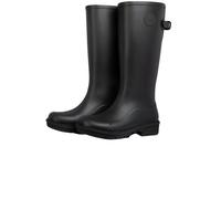Fitflop Womens Wonderwelly Tall Ah7-090 Black Rubber - Size UK 3