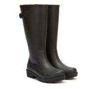 Fitflop Women's Wonderwelly - Tall Rain Boot, All Black, 7 UK