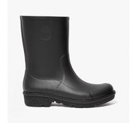 FitFlop Wonderwelly Womens Rubber Pull-On Waterproof All Black Wellington Boots