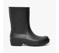 FitFlop Wonderwelly Womens Rubber Pull-On Waterproof All Black Wellington Boots