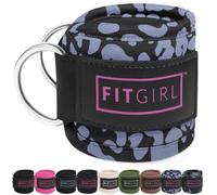 FITGIRL - Ankle Strap for Cable Training Equipment, Workout Cuff Attachment for Home & Gym, Butt Workouts - Kickbacks, Leg Extensions, Hip Abductors, for