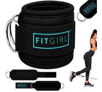 FITGIRL - Ankle Strap for Cable Training Equipment, Workout Cuff Attachment for Home & Gym, Butt Workouts - Kickbacks, Leg Extensions, Hip Abductors, for