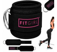 FITGIRL - Ankle Strap for Cable Training Equipment, Workout Cuff Attachment for Home & Gym, Butt Workouts - Kickbacks, Leg Extensions, Hip Abductors, for