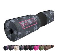 FITGIRL - Hip Thrust Pad and Squat Pad for Leg Day, Barbell Pad Stays in Place Secure, Thick Cushion for Comfortable Squats Lunges Glute Bridges, Works With Olympic Bar and Smith Machine (Camo Design)