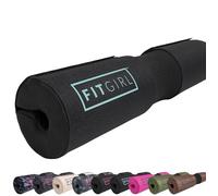 FITGIRL - The Best Squat Pad and Hip Thrust Pad for Leg Day, Barbell Pad Stays in Place Secure, Thick Cushion for Comfortable Squats Lunges Glute Bridges, Works W Olympic Bar and Smith Machine (Mint)