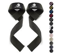 Fitgriff® Lifting Straps (Padded) for Strength Training, Bodybuilding, Fitness - Deadlift Straps - Lifting Straps - for Women and Men (Army Green (Silicone), Standard (Over 16 cm Wrist Circumference))