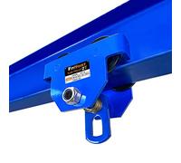 FITHOIST Manually Trolley 2 Ton | 4400LBS Capacity Steel Push Beam Trolley | Adjustable for I-Beam Flange Width 3.9" to 5.9" | Installed onto Various Beams