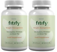Fitify Apetite Control & Speed up Metabolism | with Chromium, Siberian Ginseng, Vitamin B6 and Cayenne Pepper | NO Additives | Weight Management & Muscle Recovery* | 60 Vegetarian Capsules (Pack of 2)