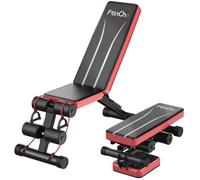 FitinOne Adjustable Folding Weight Bench for Home Gym, 660 lbs Capacity Multi-Functional Workout Bench Sturdy Durable for Full Body