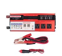 FITIOS 2000W Car Power Inverter Modified Sine Wave with 4 USB Ports and 3 AC Outlets LCD Display for Laptops Game Consoles and Home Appliances