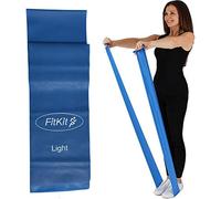FitKit Resistance Exercise Band - 2M Light - Pilates, Yoga, Rehab, Stretching, Strength Training