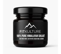 Fitkulture Shilajit Resin - 100% Pure Gold Grade Himalayan Shilajit - Original & Authentic - Rich in Fulvic Acid, Humic Acid & 85+ Trace Minerals - Energy, Stamina & Vitality Booster | 30g