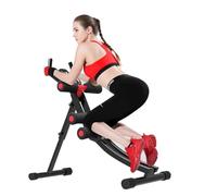 Fitlaya Fitness Core & Abdominal Trainers AB Workout Machine Home Gym Strength Training Ab Cruncher Foldable Fitness Equipment (red01)