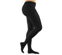 FITLEGS - Tights Compression Stockings - Class 2 (23-32 mmHg) - For Swelling, Varicose Veins & Mild Lymphoedema, Black, Large