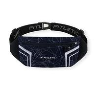 Fitletic Blitz Phone Holder Bum Bag Lightweight and Sleek Running Belt with Dual Adjustable Strap Unisex Waist Bag for Men and Women Ideal Sport Bag for Travel and Outdoor Activities, Blue
