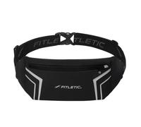Fitletic Blitz Reflective Black Running Belt for Active Runners and Outdoor Enthusiasts