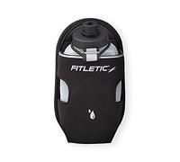 Fitletic Sports Water Bottle Holster (8oz) AD06 Compatible with Fitletic Running Belts Lightweight Leakproof BPA Free Water Bottle Fit Comfortably on The Front, Back or Side of Waist Bag, Black