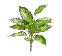 FITLIN Imitation Plants Fancy Dieffenbachia Leaf Fake Plant Charming DIY Simulation Plants-C_40cm
