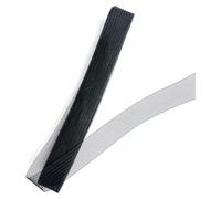 FitLit 9 Yards Length Stiff Horsehair Braid Trim for Polyester Boning Sewing Wedding Dress Dance Gowns Shaping Trimming Accessories Crinoline Tape CRIN Elastic Webbing Mesh (Black, 30mm Wide)
