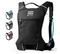 FITLY Minimalist Running Pack | Unisex Running Backpack with Phone Holder, Storage & Thoracic Belt | Carry Personal Items When Running | Running Gear Men & Women | Lightweight running water backpack