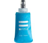 FITLY Soft Water Bottle | Shrink As You Drink Soft Flask for Hydration Pack | Folding Water Bottle Ideal for Running, Hiking, Cycling, Climbing & Rigorous Activity