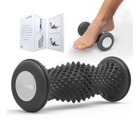 FITMIND Foot Roller Massager for Plantar Fasciitis, Arch and Heel Pain Relief，Portable and Silence, Deep Tissue Foot Massager Roller Tool to Improve Circulation and Relieve Tension-Grey