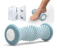 FITMIND Foot Roller Massager for Plantar Fasciitis, Arch and Heel Pain Relief，Portable and Silence, Deep Tissue Foot Massager Roller Tool to Improve Circulation and Relieve Tension-Blue