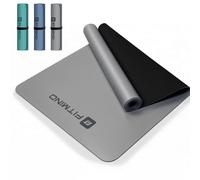 FITMIND Professional PU Rubber Yoga Mat, Double-Sided Non Slip Sweat Resistant Exercise Mat for Men Women, Comfortable Extra Long & Wide for Yoga, Pilates, Fitness, Home Gym, 72"×26.8"×0.18"(4.5mm