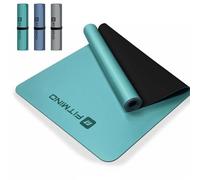 FITMIND Professional PU Rubber Yoga Mat, Double-Sided Non Slip Sweat Resistant Exercise Mat for Men Women, Comfortable Extra Long & Wide for Yoga, Pilates, Fitness, Home Gym, 1830×680×4.5mm Thick