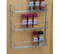 fitmykitchen Spice and packet rack, 3 tier, 300 mm hole centres