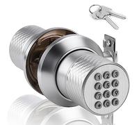 FITNATE Smart Lock Keyless, Great for Home, Hotel and Office, Silver