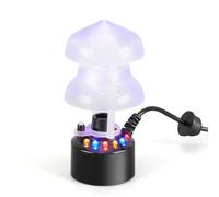 FITNATE Splash Guard Ultrasonic Mist Maker,12 LED Mister Fogger Water Fountain Pond Fog Machine Atomizer Air Humidifier, Mini Size Large Capacity of Mist,UK Plug,Perfect for Halloween,Holidays,Party