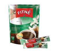 FITNE Instant 3 In 1 Coffee Packets Mix With White Kidney Bean Extract L-Lysine Vitamin B1 B2 B6 Smooth Blend No Sugar Sucralose Sweetener, 10 Sticks