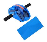 Fitness Ab Wheel - Exercise Roller For Core, Abdominal And Back Training, Home Gym Workout Equipment With Anti-Slip Mat | Mute Roller For Arms Stability Strength Conditioning Training